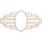 Ekena Millwork Elizabeth Wood Fretwork Pierced Ceiling Medallion, Alder, 30"W x 15"H x 8 1/4"IW x 14 1/4"IH x 3/8"T CMWP30X15X0375EBAL - alternate 1